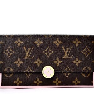 Louis Vuitton Monogram Flore Rose Ballerine Wallet